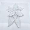 DIY Sew Brooch Applique White Nail Beaded Fashion Dress Clothing Accessories Patch  Women
