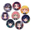 32/44/58 мм круглые аниме броши Камадо Танджиро Цуюри Канао Хашибира Иносукэ Ренгоку Кёдзюро Агацума Зеницу Аказа значок, булавки для отворота