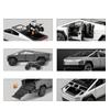 1/32 Tesla Cybertruck Pickup Model S Model X Model Y Toy Car Diecast Metal Off Road Collection Pull Back Sound Light Gift Boy