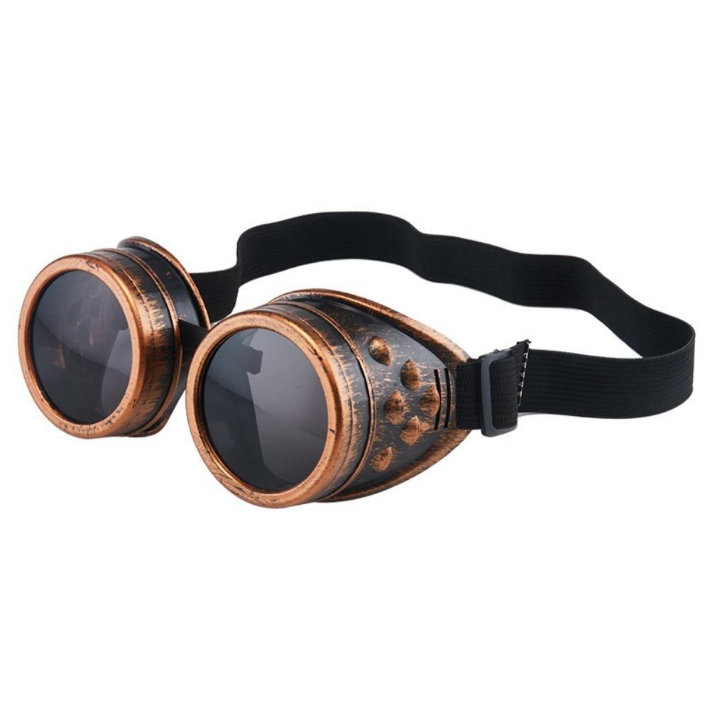 Vintage Steampunk Goggles Glasses Victorian Motorcycle Goggles New Cyber Goggles  for Men Women