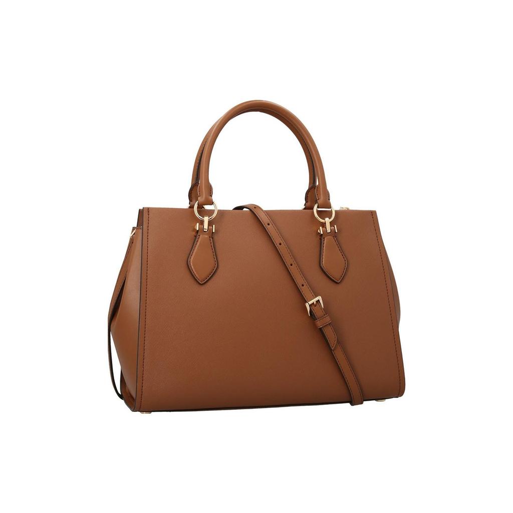 Michael Kors Логотип Молния Кожаная Наплечная Сумка Через Плечо Женские Сумки Коричневый 30F2G6AS3L-230