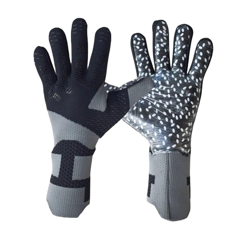 1Pcs Thickened Latex Goalie Gloves Anti-slip Football Soccer Gloves  for Adults Kids