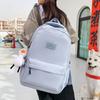 Spring New Japanese Style Simple Women Harajuku Style College Style Trendy Solid Color Ins Korean Version Student Backpack