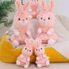 ПП хлопок кролик плюшевые игрушки пушистый кролик мягкая игрушка розовый кролик плюшевая кукла дети девочка