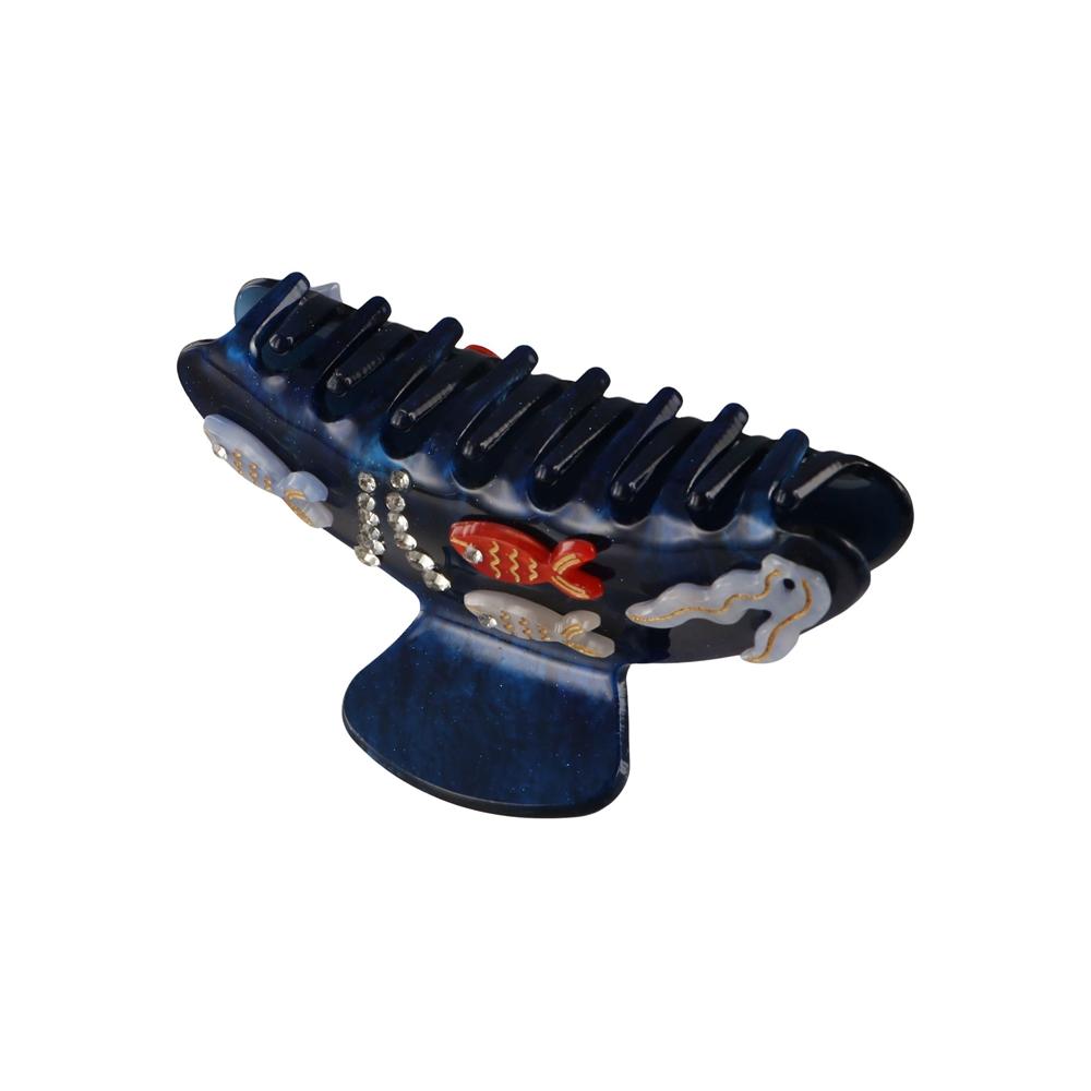 Морская звезда Стразы Заколка для волос Жемчуг Акрил Зажим-акула Мода Океан Ракушка Захват для волос Девочки