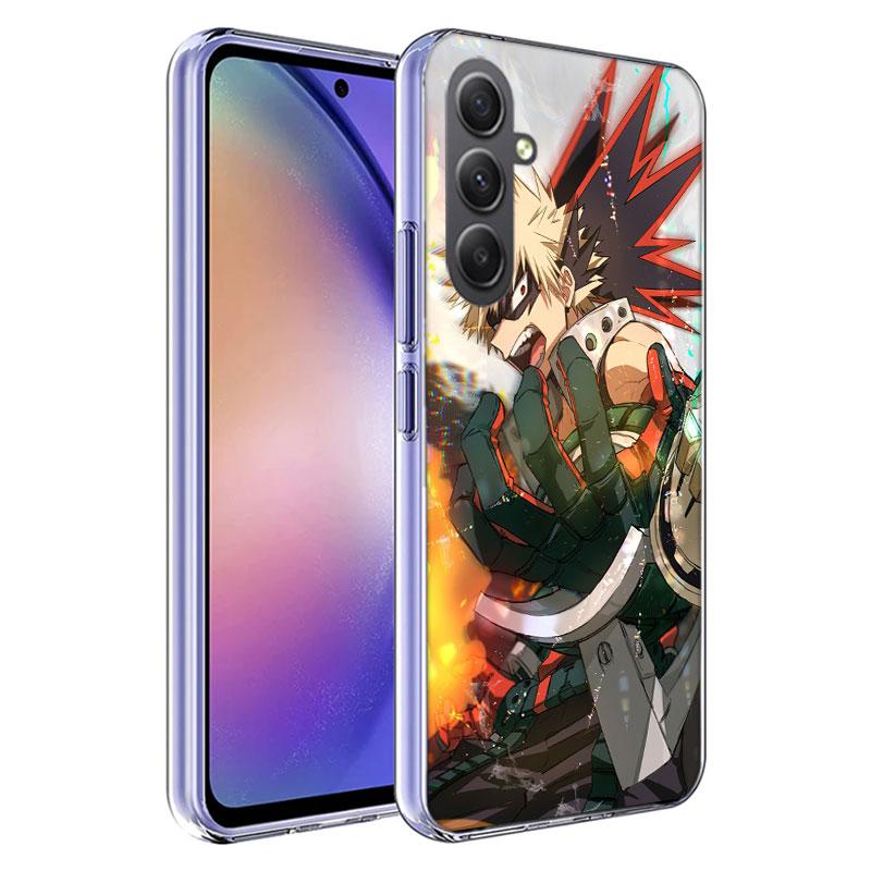 Чехол для телефона My Hero Bakugou Katsuki для Samsung A17 A37 A57 A07 A16 A26 A36 A56 A06 A02S A12 A22 A32 A52S A04S A14 A24 A34 A54 A0