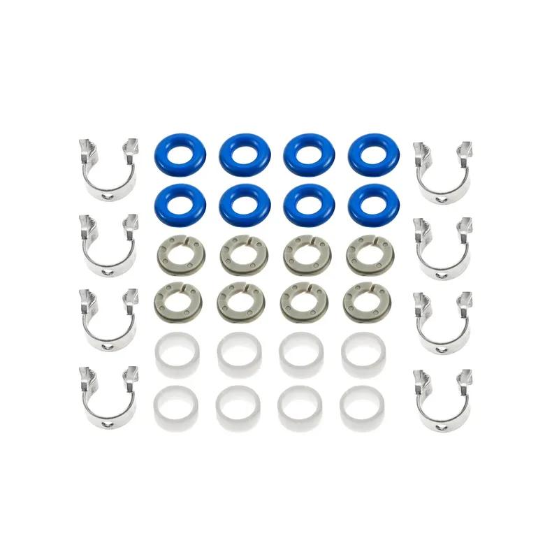 8sets 0261500105 0261500159 8W93-9F593-BB High Quality Rubber Car Fuel Injectors Seals Repair Kit for Jaguar Range Rover 5.0L V8