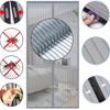 1 комплект, занавеска на липучке для двери, защита от комаров, насекомых, насекомых, защитная сетка, свободная рука, сильная магнитная дверная занавеска