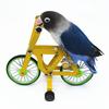 Parrot Intelligence Training Prop Durable Metal Bike Trick Toy for Birds Parakeet Cage Accessories
