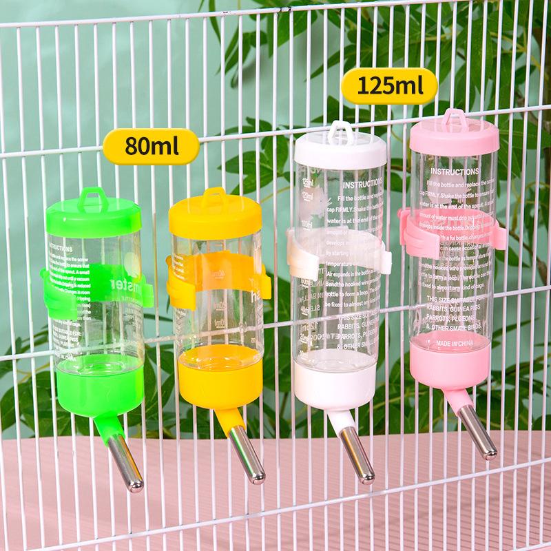 Hamster Water Bottle Hanging Small Pet Water Dispenser Roller Ball DrinkingBottleForGuinea Pig Hedgehog WaterFeeder Pet Supplies