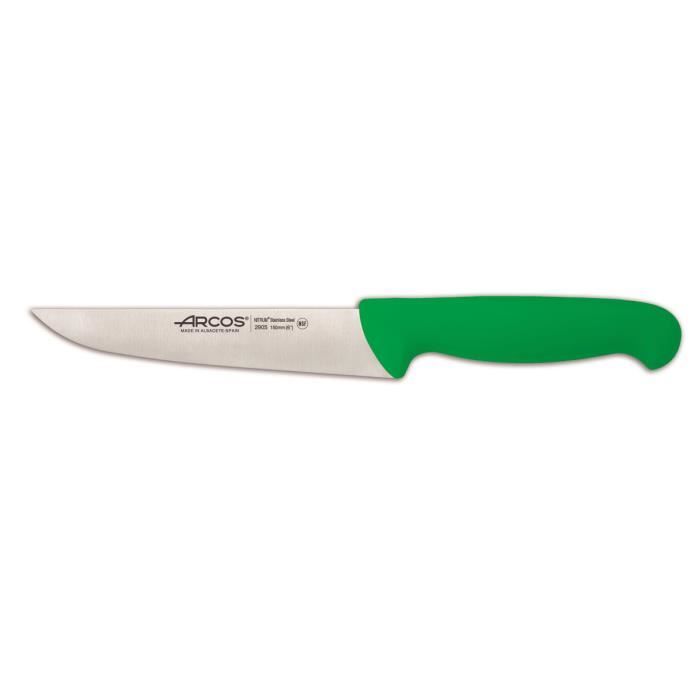 Couteau de cuisine - ARCOS - Prof 290521 - Acier inoxydable NITRUM - Mango ergonomique - Lame 13 cm