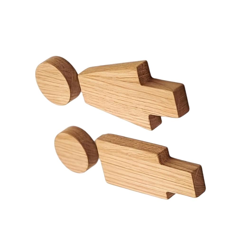 Набор деревянных туалетных знаков для мужчин и женщин для украшения дома, офиса, ресторана, знаки на дверь ванной комнаты, туалетные указатели, настенный декор