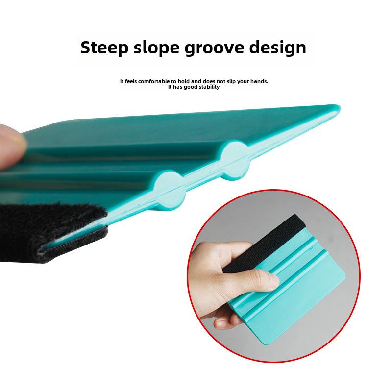 Яркий пластиковый мягкий скребок для наклеек на стены и автомобильных пленок