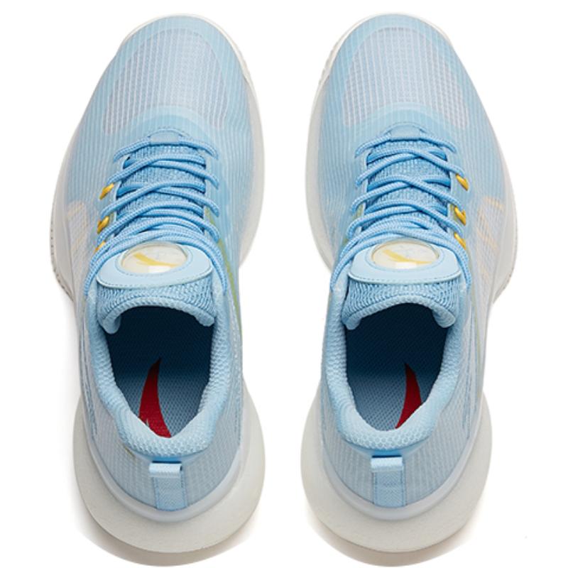 Anta Cement Busters Cement Killer Light Bubble Collection Low-Top Performance Basketball Shoes Men's Waterfall Blue Sneakers 112121606S-9