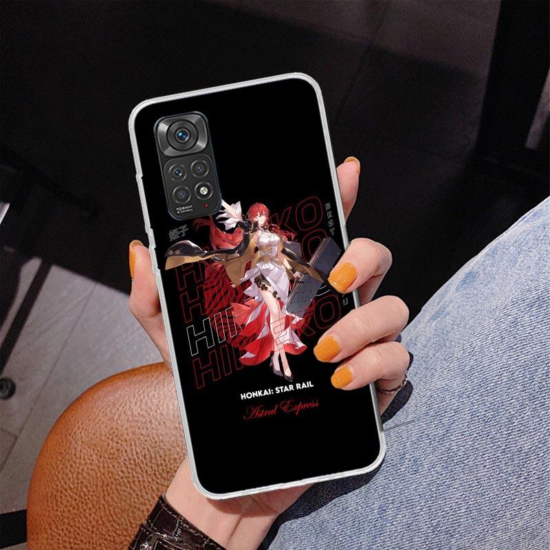 Чехол для телефона Honkai Star Rail Himeko для телефона для Xiaomi Redmi Note 15 14 14S 13 Pro Plus 12 12S 11S 11E 10S 10 11T 5G Уникальный
