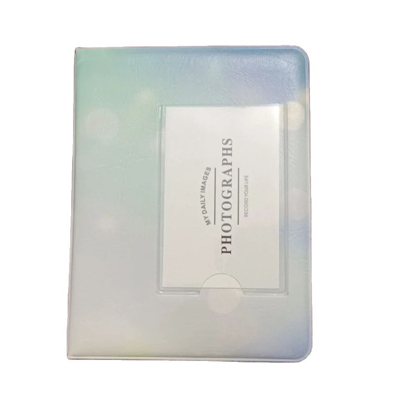 New Fashion Printed Pattern Mini Photo Album Plug-in Type 3-inch Photo Storage Album Movie Tickets Postcard Collection Album