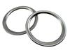 Finish Stainless Steel Plated Air Conditioner Rings for Alto HA36S Compatible with HA and 36 Models Ultra-Mirror (2-Piece Set) (INT-ETC-276)