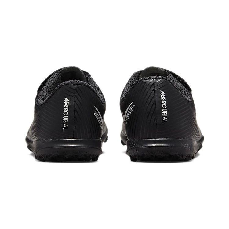 Nike Mercurial Vapor 15 Club TF Трава Липучка Прочные Низкие Футбольные Бутсы Детские кроссовки Черные DJ5966-001
