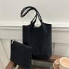 Retro Style Tote Bag For Female Use Featuring Durable Material And Interior Cell Phone Pocket