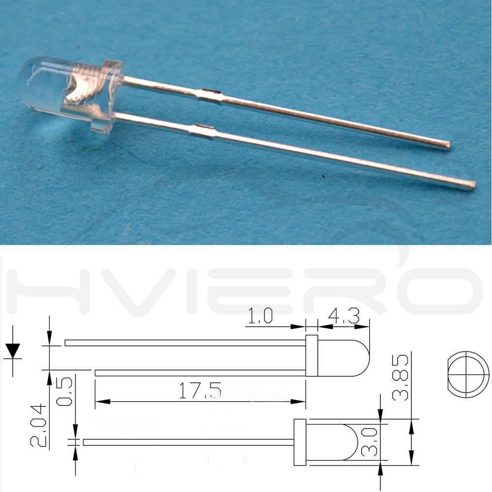 100 шт. Белый Синий Красный Желтый Зеленый 5 мм 3 мм Круглый светодиодный набор в ассортименте Ультра супер яркий светоизлучающий диод 6000-6500k лампа