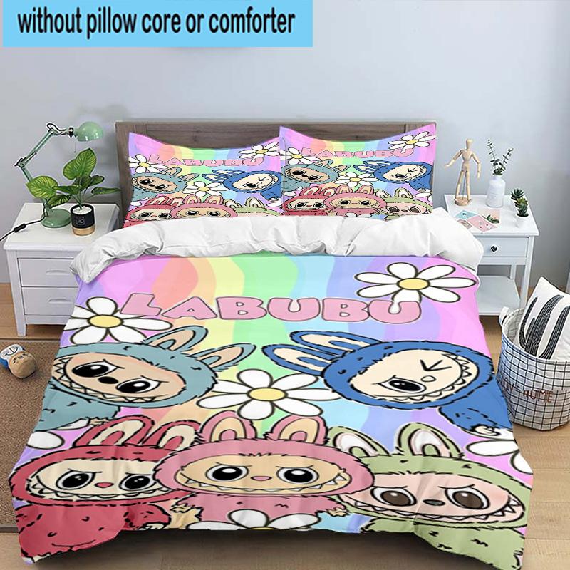 3PCS Bunny Costume Adventure 3pcs Bedding,Including 3PCS Duvet Cover And 2pcs Pillowcases Perfect for Christmas,Ideal for Bedroom, Dormitory