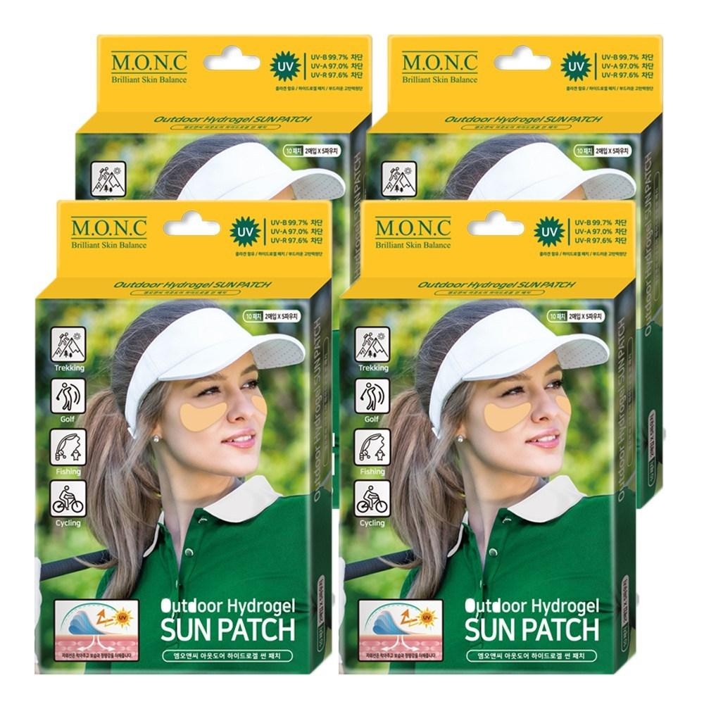 MO&C Outdoor Hydrogel Sun Patch Golf Patch, 2,6 г, 4 комплекта