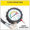 Dial Meter Tire Inflation Gauge Tire Repair Pressure Monitoring Tester Inflator Pump  Motorcycle