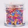 1 Box Mixed Size Colorful Round Nail Sequin Flake Slice Nail Decoration