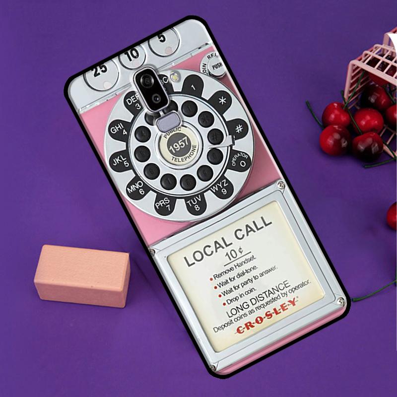 Retro Blue Payphone Vintage For Samsung Galaxy M14 M34 M54 M56 M36 M16 M31 M11 M13 M53 M12 M32 M52 M35 M55 M15 M06 Case