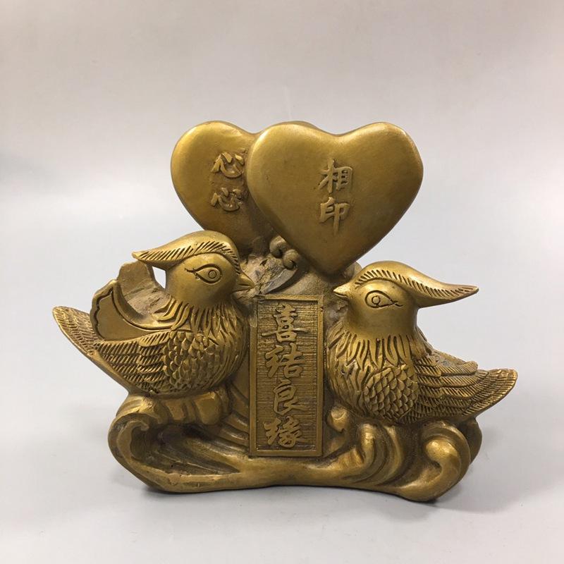 Pure Copper Yuanyang Handicraft Decoration