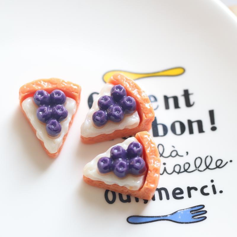 Mini Food Play Cake DIY Kit: Cream & Resin Accessories for Keychains & Pendants