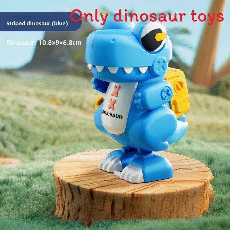 Kid Dinosaur Plastic Wind Up Toy With Mechanical Movement For Gift Learning