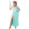Halloween Cos American Free Muse Costume, Dress Shines the World Muse Statue Character Costume