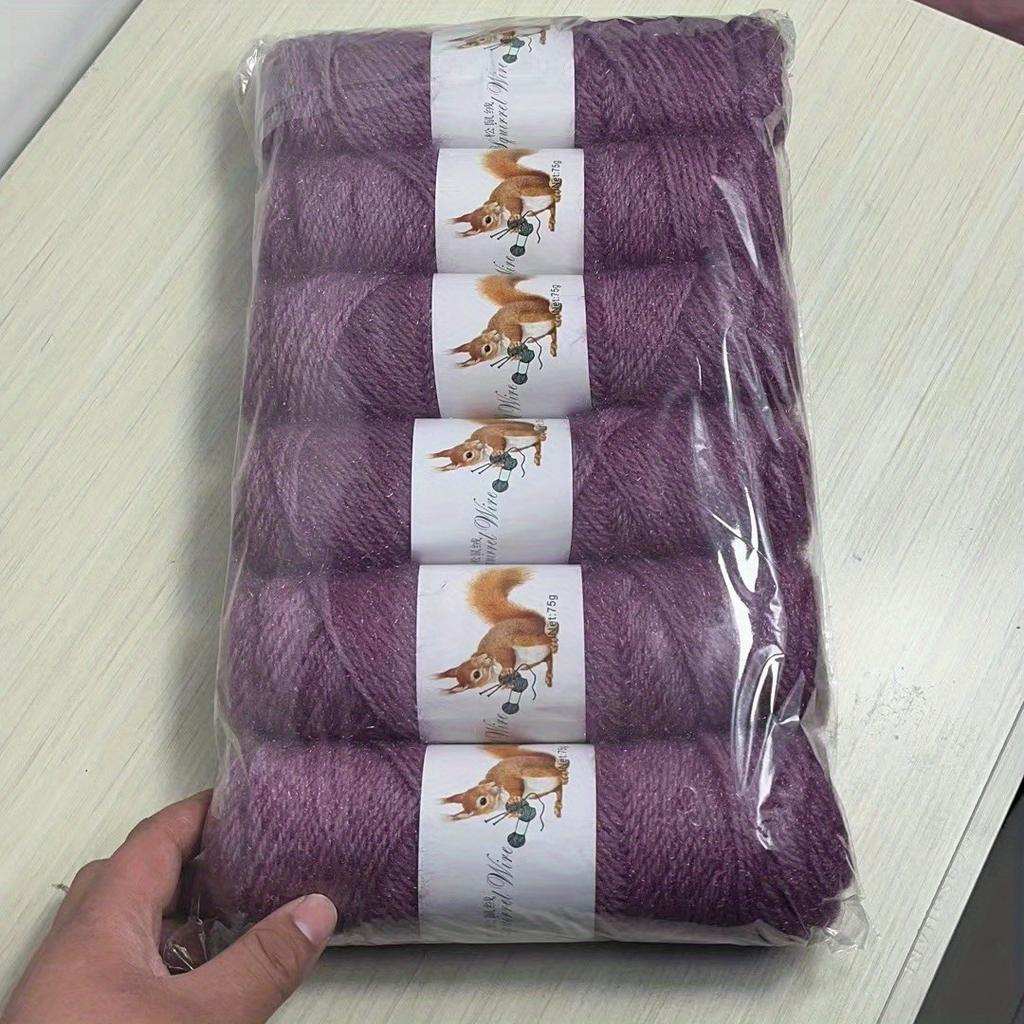 6 шт./75 г/шт. Однотонная мягкая пряжа для вязания спицами и крючком Свитера, Шарфы, Шапки для детей, Мягкая толщина, Пряжа для вязания крючком