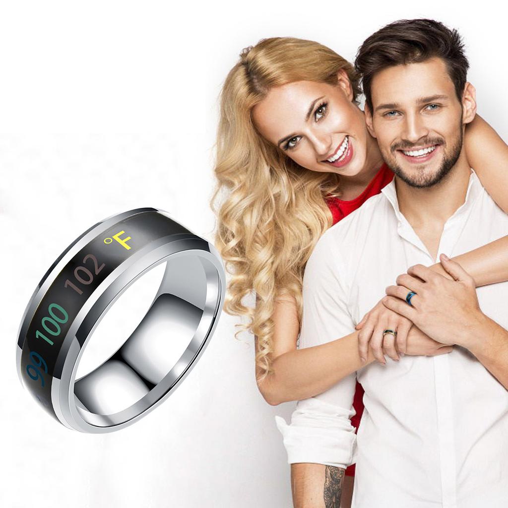 Physical Sensing Temperature Changes Display Ring