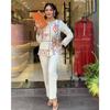 Индийский Болливуд Топ Туника Курта Брюки Комплект Шнурок Женская Вечеринка Дизайнерская Курти VSO-1728 c