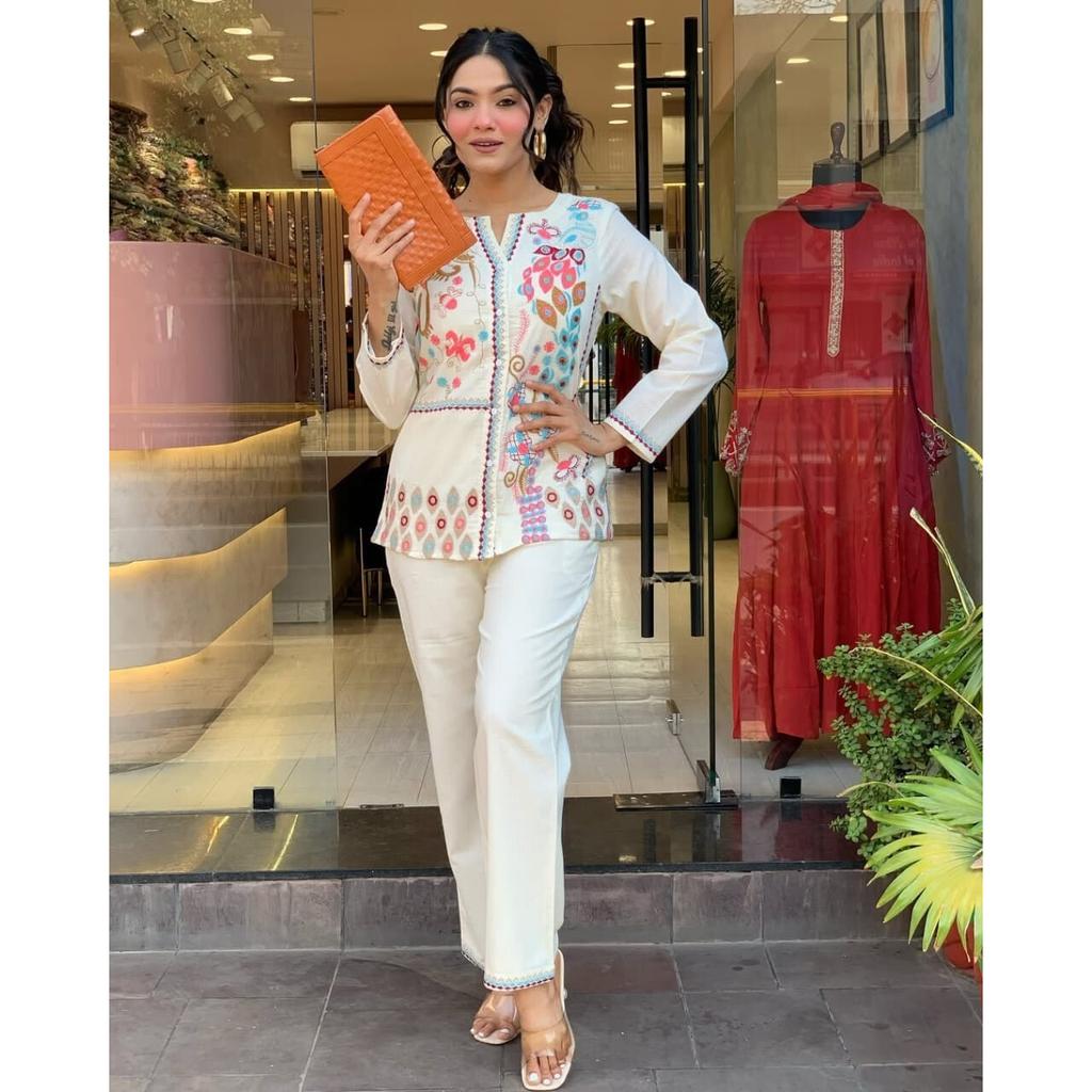 Индийский Болливуд Топ Туника Курта Брюки Комплект Шнурок Женская Вечеринка Дизайнерская Курти VSO-1728 c