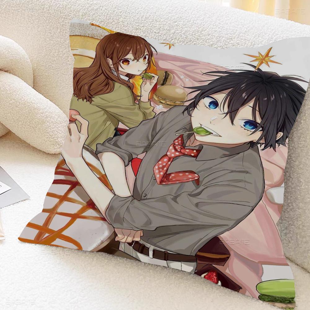 Аниме Хоримия Подушка Подарок Декор для дома и офиса Подушка для спальни, дивана, автомобиля Наволочка