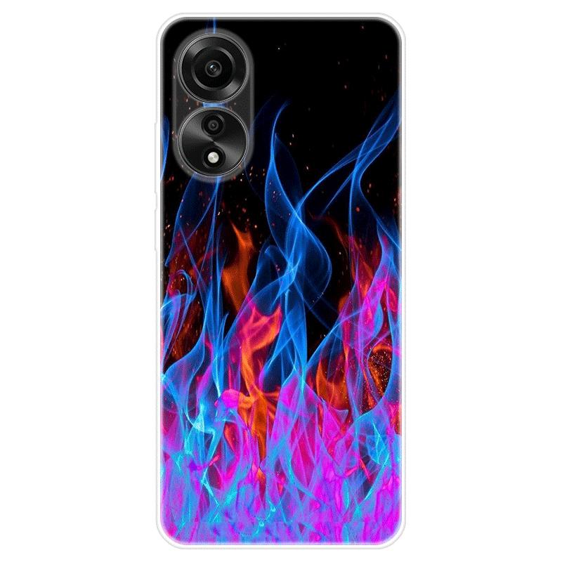 Для OPPO A58 A 58 4G чехол Мягкая силиконовая задняя крышка Мультяшный чехол для телефона Разнообразие