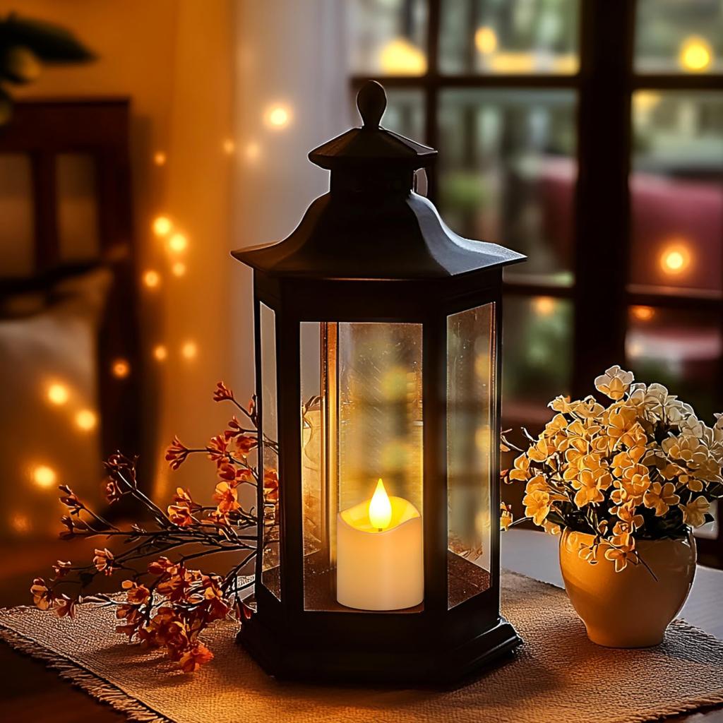 PChero Candle Lights, USB-C Rechargeable LED Candles, Timer Function, Energy-Saving, Power Outage Safe, Remote Control Included, Warm White Light,