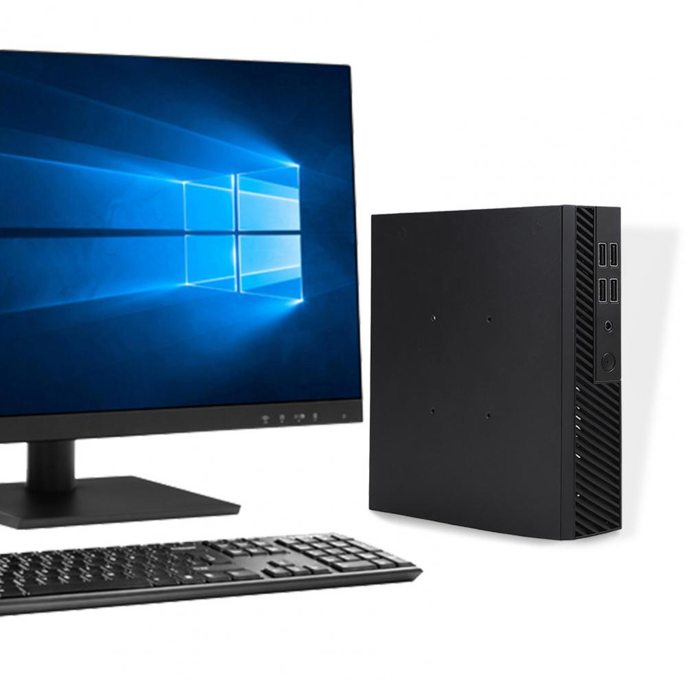 Корпус компьютера половинной высоты, компактный корпус Mini Itx с креплением Vesa для быстрого рассеивания тепла, портативный настольный компьютер для ПК