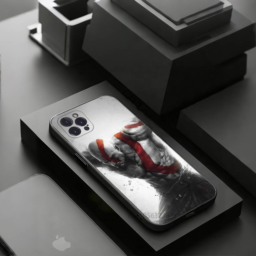 G-God OF War K-Kratos Чехол для телефона для iPhone 11Pro 13 12 11 Pro Max 16e 17 Air 16 15 14 Plus 11ProMax