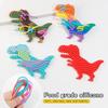 Cartoon Sensory Activity Board With 11 Rods Silicone Toys Children's Educational And Stress-Relieving Toys for Kids Adult