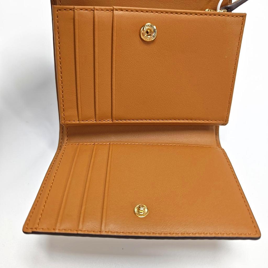 [Pre-Owned] Patricia Visetos Monogram Print Faux Leather Wallet - Excellent #1QP4BQG