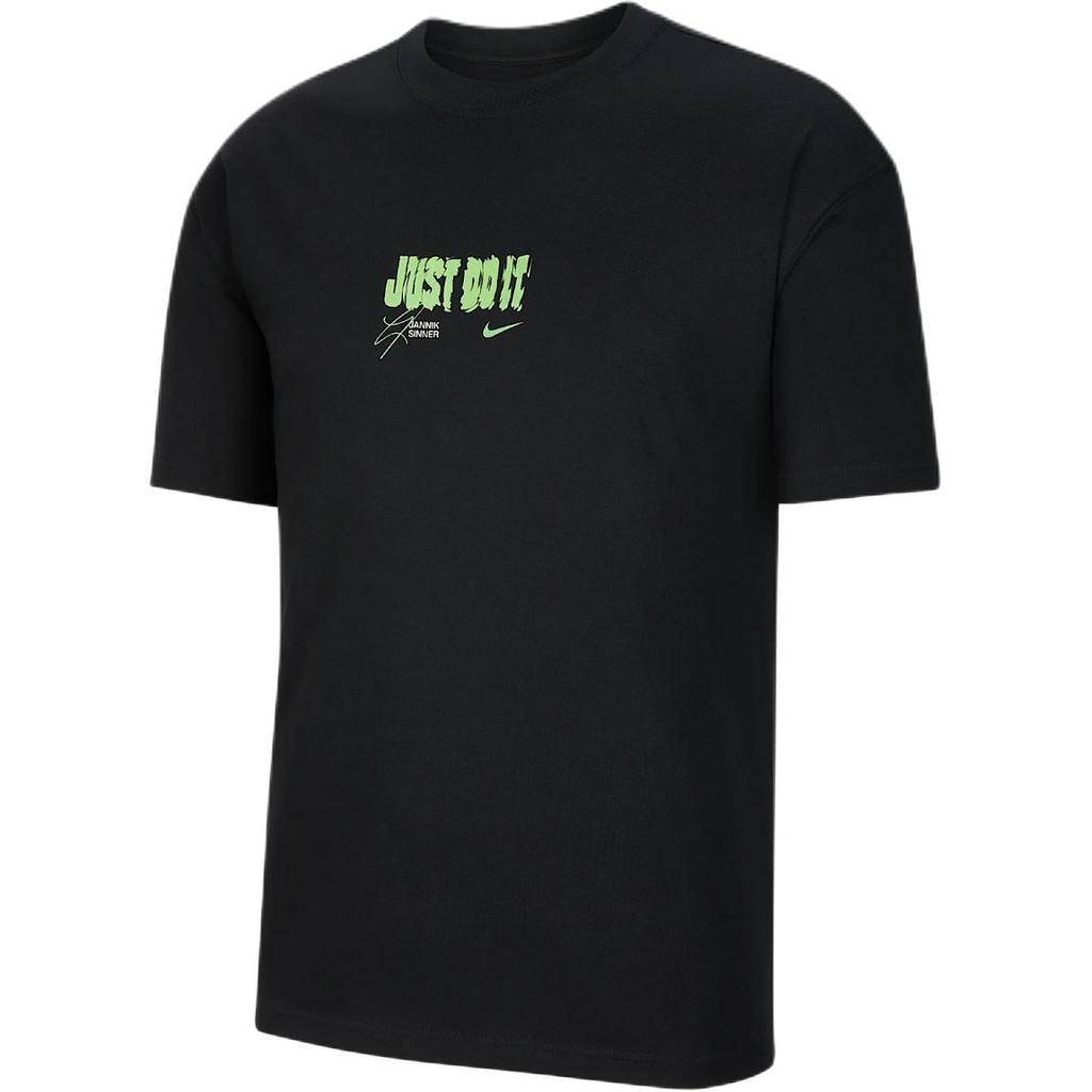 Nike FW25 Just Do It Crew Neck Casual Knit Pullover Tennis Short Sleeve T-Shirt Men Tops IV6814-010