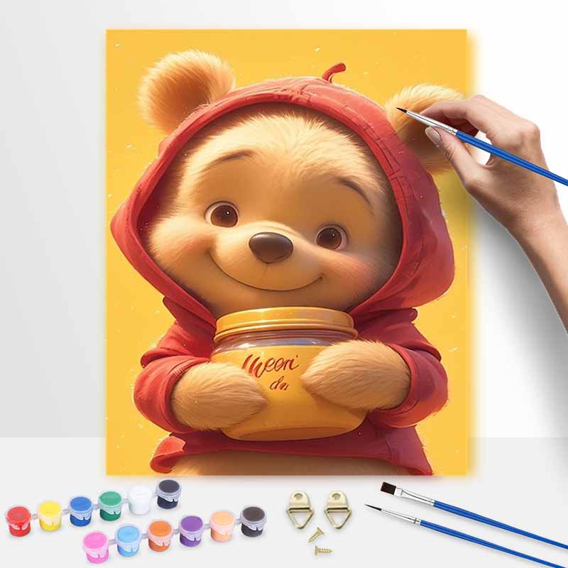 Disney Винни-Пух медовое масло картина ручная роспись набор для рисования сделай сам украшение для дома комнаты подарок