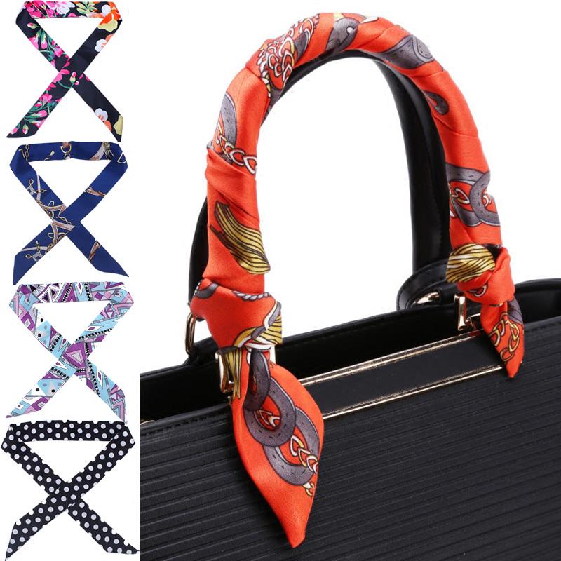 WTEMPO Women Soft Chiffon Scarf RibbonDiy Bag Decoration Hand Head Band Scarves Tied Bag