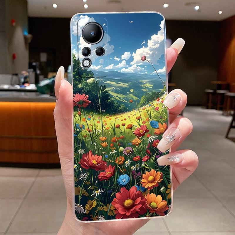 Чехол для Infinix Note 12 G88 X663 X663C X663D Чехол Роскошный Дракон Милый Крутой Мальчики Девочки Прозрачный Мягкий ТПУ Чехол для Телефона