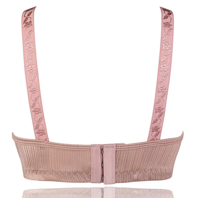 Женские большие бюстгальтеры Push Up Ice Silk Бесшовный верхний бюстгальтер Bralette Lace Wireless Летние бюстгальтеры Plus Size Top Нижнее белье