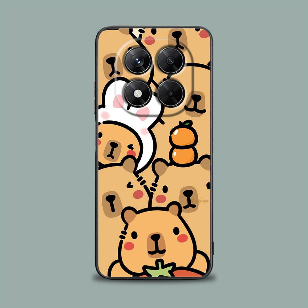 Чехол для телефона для Xiaomi Redmi 15C 14C 12C 13C 4G Redmi Note 15 14 13 12 11 10 Pro Plus 5G 12S Силиконовый Мягкий Чехол Капибара Милый